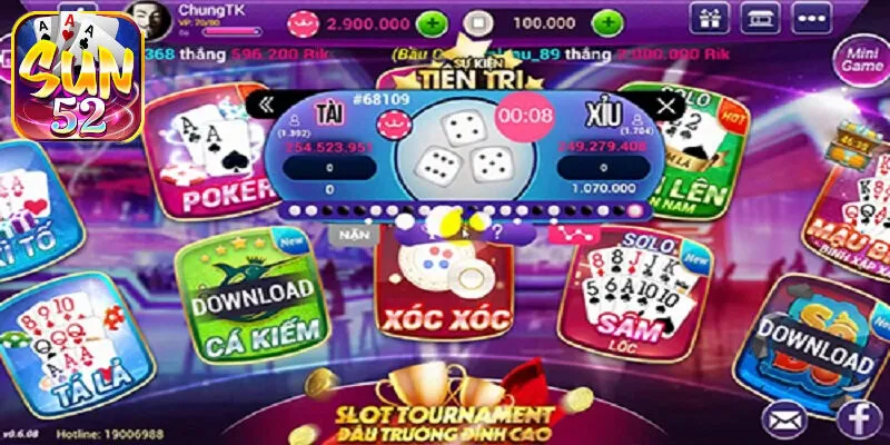Chia sẻ các ưu điểm nổi bật của top game bài SUN52